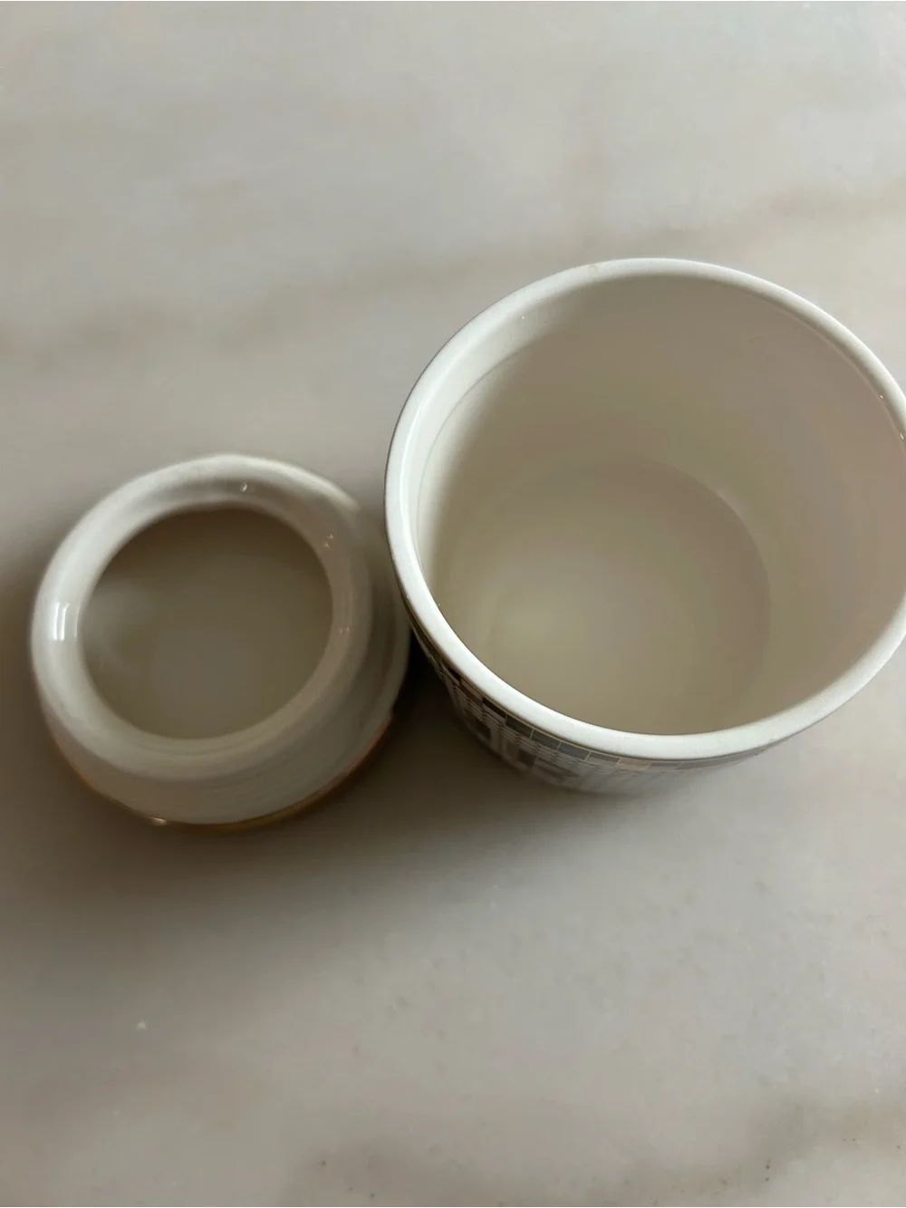 Scoop Du Jour 3.5'' Bistro Tile Canister Anthropologie